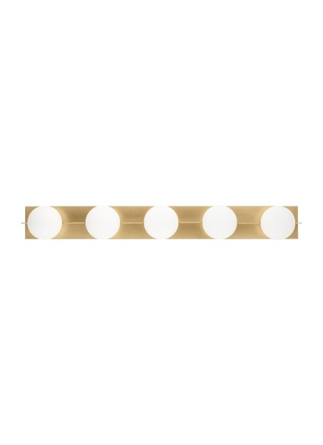 Bathroom Fixtures Five+Lights by Visual Comfort Modern ( 182 | SLBA124NB Orbel ) 
