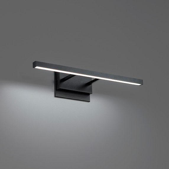 Bathroom Fixtures Cylindrical / Linear by W.A.C. Lighting ( 34 | WS-73117-35-BK Parallax ) 