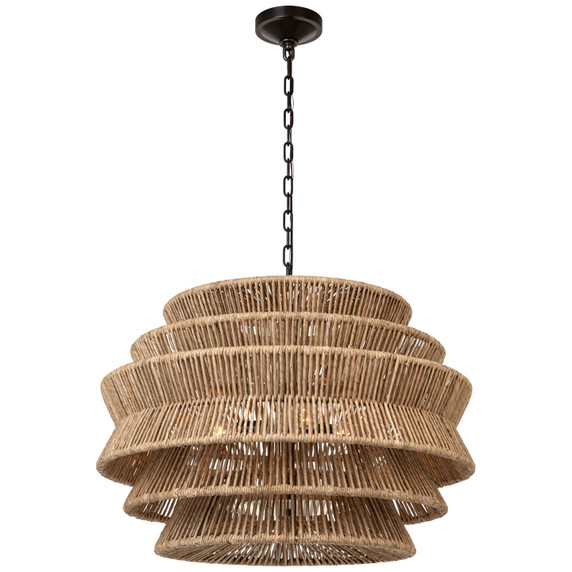 Pendants Empire/Basket by Visual Comfort Signature ( 268 | CHC 5016BZ/NAB Antigua ) 