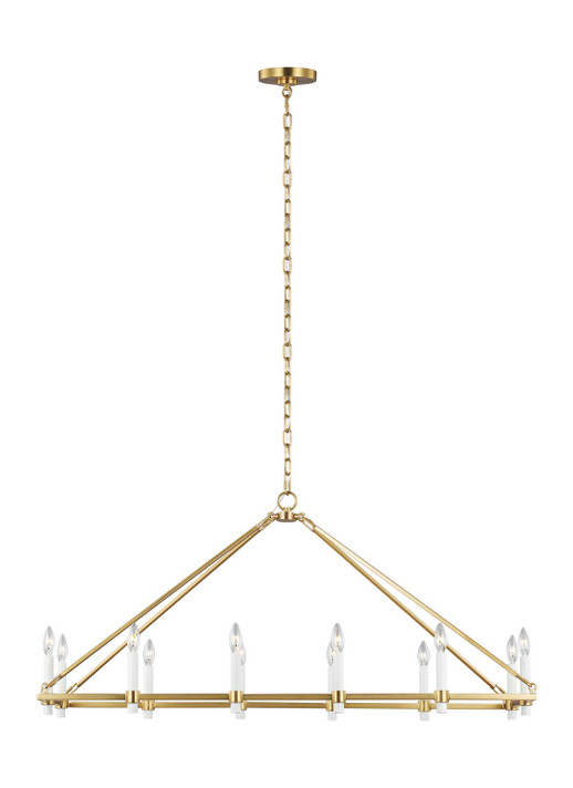 Large Chandeliers Candle by Visual Comfort Studio ( 454 | CC14612BBS Marston ) 
