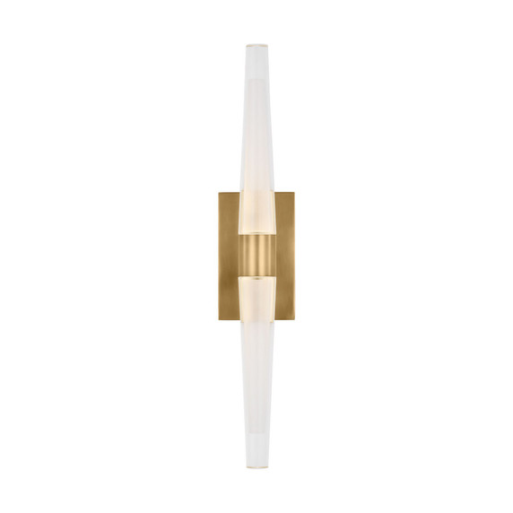 Sconces Double Glass by Visual Comfort Modern ( 182 | SLWS34427NB Lassell ) 