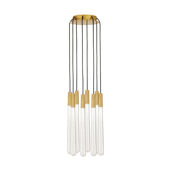 Mini Chandeliers Multi-Port/Cascade by Visual Comfort Modern ( 182 | 700TRSPPYLC8RNB-LED930 Pylon ) 