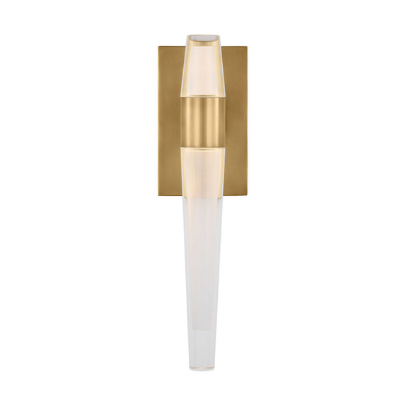 Sconces Double Glass by Visual Comfort Modern ( 182 | SLWS34527NB Lassell ) 