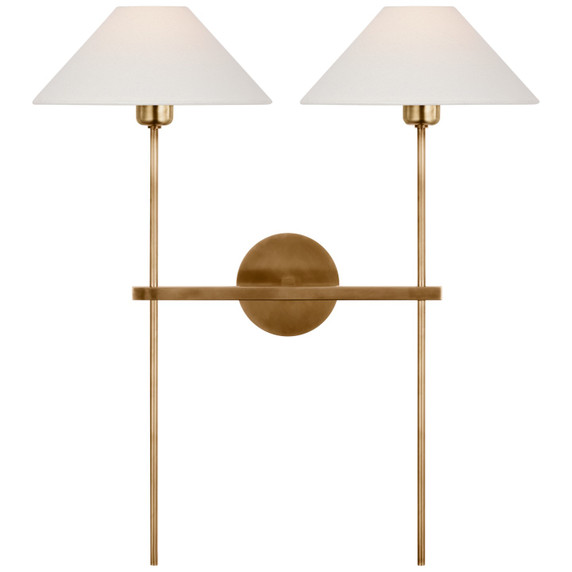 Sconces Double Candle by Visual Comfort Signature ( 268 | SP 2026HAB-L Hackney ) 