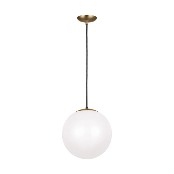 Pendants Glass Down by Visual Comfort Studio ( 454 | 6024EN3-848 Leo - Hanging Globe ) 