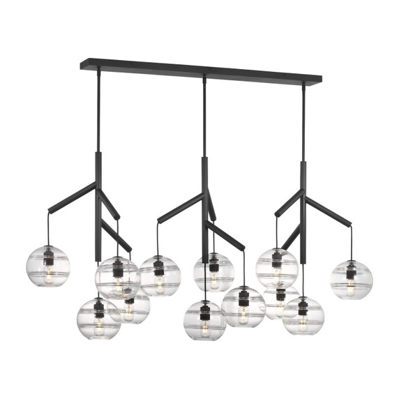Linear/Island 4 Light + by Visual Comfort Modern ( 182 | 700SDNMPL3CB-LED927 Sedona ) 