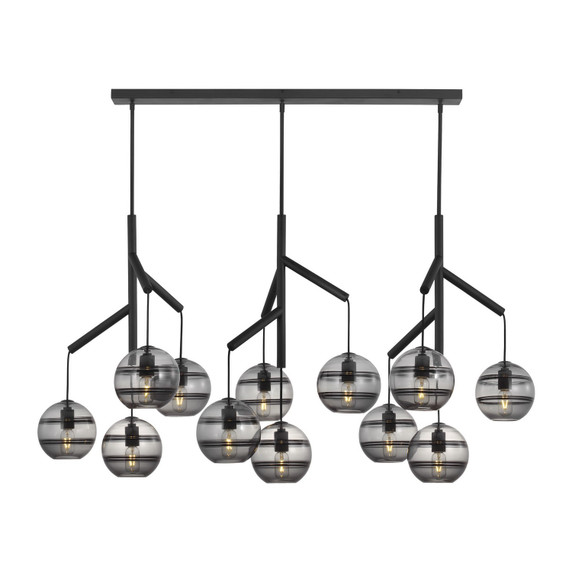 Linear/Island 4 Light + by Visual Comfort Modern ( 182 | 700SDNMPL3KB Sedona ) 