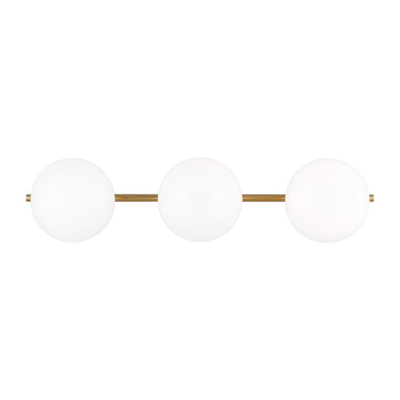Bathroom Fixtures Three Lights by Visual Comfort Studio ( 454 | EV1013BBS Lune ) 
