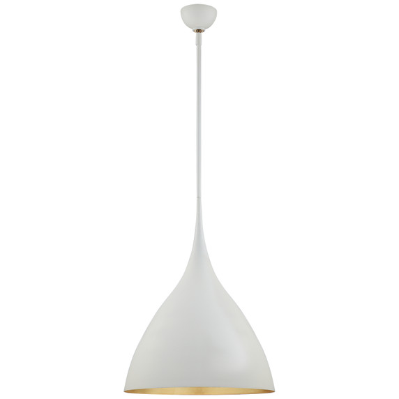 Pendants Metal Shade by Visual Comfort Signature ( 268 | ARN 5351PW Agnes ) 