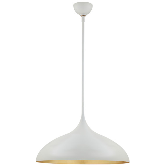 Pendants Metal Shade by Visual Comfort Signature ( 268 | ARN 5352PW Agnes ) 