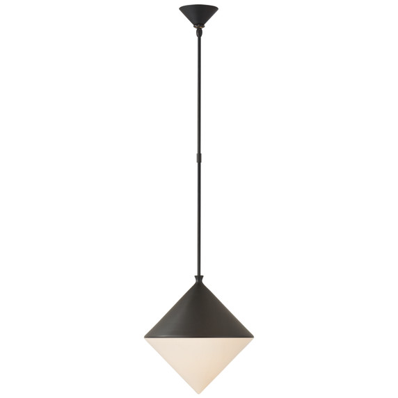 Pendants Glass Down by Visual Comfort Signature ( 268 | ARN 5356BLK-WG Sarnen ) 