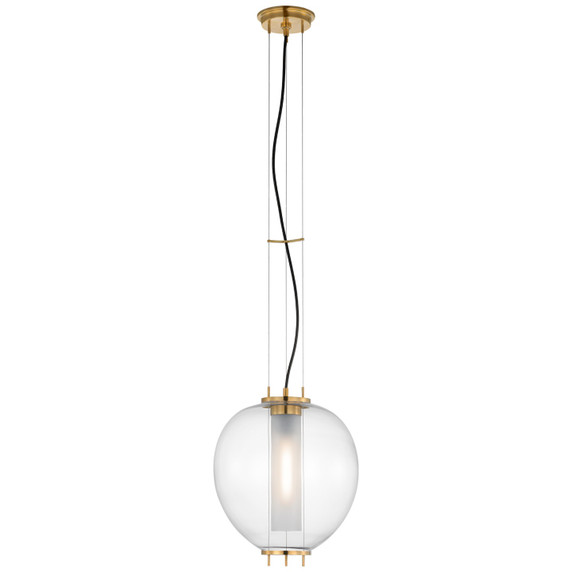 Pendants Glass Down by Visual Comfort Signature ( 268 | RB 5097AB-CG Taro ) 