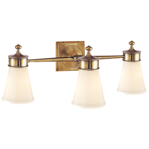 Bathroom Fixtures Three Lights by Visual Comfort Signature ( 268 | SS 2003HAB-WG Siena ) 