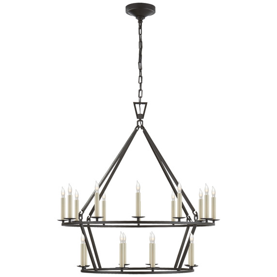 Mid. Chandeliers Candle by Visual Comfort Signature ( 268 | CHC 5178AI Darlana Ring ) 