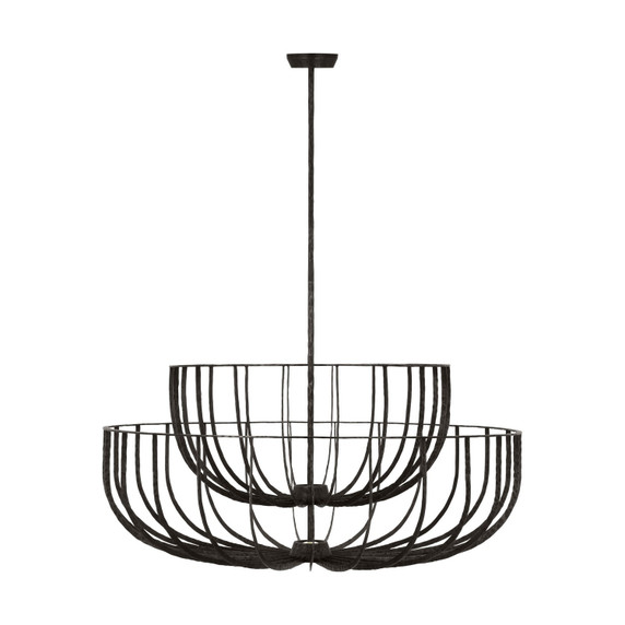 Large Chandeliers Empire/Basket by Visual Comfort Modern ( 182 | SLCH33127AI Sanchi ) 