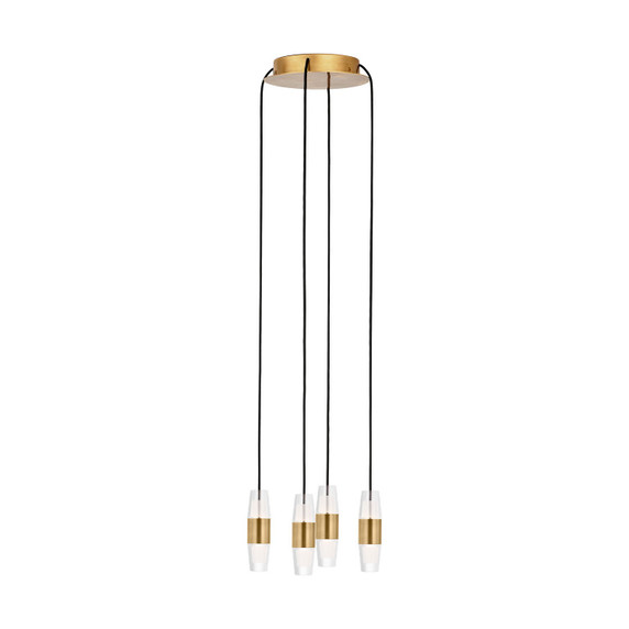 Mini Chandeliers Multi-Port/Cascade by Visual Comfort Modern ( 182 | SLCH38327NB Lassell ) 
