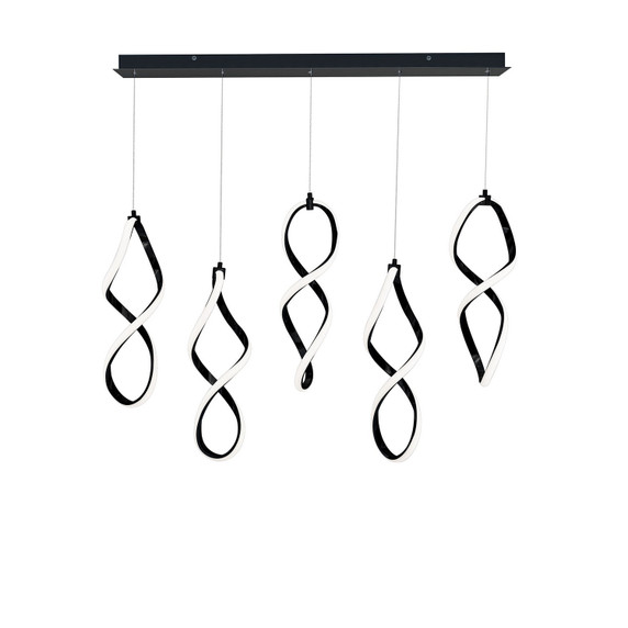 Linear/Island Ring/Halo by W.A.C. Lighting ( 34 | PD-47805L-BK Interlace ) 