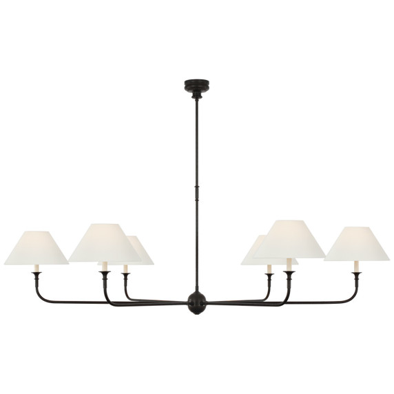 Large Chandeliers Candle by Visual Comfort Signature ( 268 | TOB 5454AI/EBO-L Piaf ) 