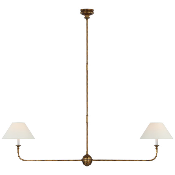 Linear/Island 2 Light Bar by Visual Comfort Signature ( 268 | TOB 5455AG-L Piaf ) 