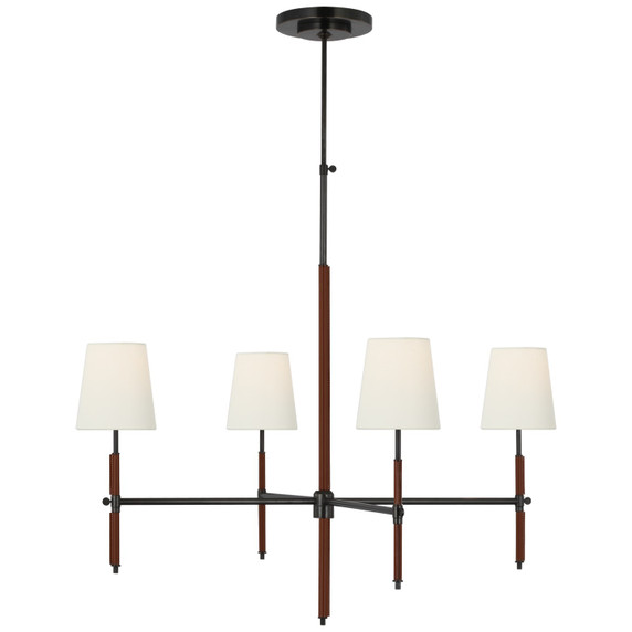 Large Chandeliers Candle by Visual Comfort Signature ( 268 | TOB 5582BZ/SDL-L Bryant Wrapped ) 