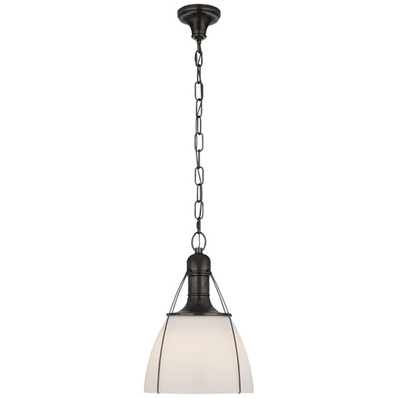 Pendants Glass Down by Visual Comfort Signature ( 268 | CHC 5475BZ-WG Prestwick ) 