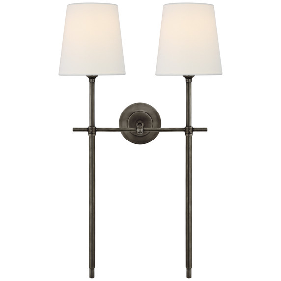 Sconces Double Candle by Visual Comfort Signature ( 268 | TOB 2025BZ-L Bryant ) 