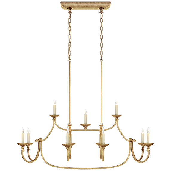 Linear/Island 4 Light + by Visual Comfort Signature ( 268 | CHC 5495GI Flemish ) 