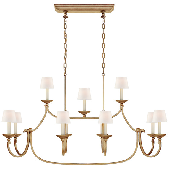 Linear/Island 4 Light + by Visual Comfort Signature ( 268 | CHC 5495GI-L Flemish ) 