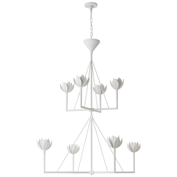 Large Chandeliers Metal Shade by Visual Comfort Signature ( 268 | JN 5006PW Alberto ) 