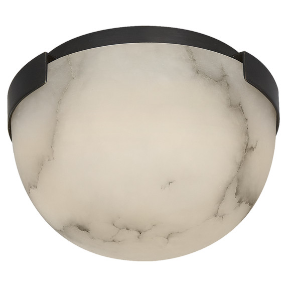 Flush Mounts Bowl Style by Visual Comfort Signature ( 268 | KW 4011BZ-ALB Melange ) 