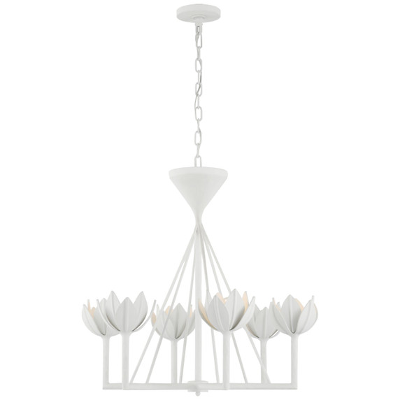 Mid. Chandeliers Metal Shade by Visual Comfort Signature ( 268 | JN 5007PW Alberto ) 