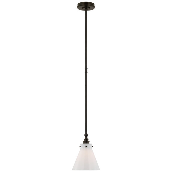 Mini Pendants Glass Down by Visual Comfort Signature ( 268 | CHC 5525BZ-WG Parkington ) 