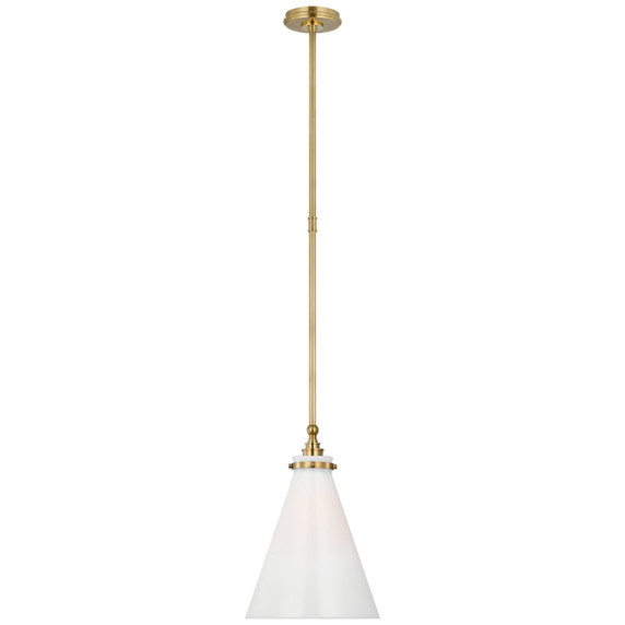 Pendants Glass Down by Visual Comfort Signature ( 268 | CHC 5530AB-WG Parkington ) 