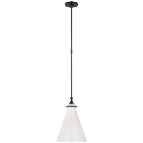 Pendants Glass Down by Visual Comfort Signature ( 268 | CHC 5530BZ-WG Parkington ) 