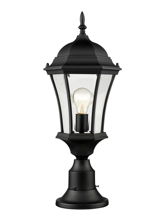 Exterior Post/Pier Head by Z-Lite ( 224 | 522PHM-553PM-BK Wakefield ) 