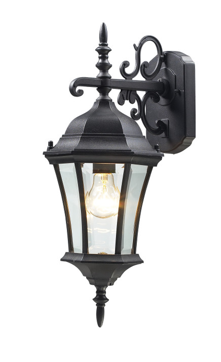 Exterior Wall Mount by Z-Lite ( 224 | 522S-BK Wakefield ) 