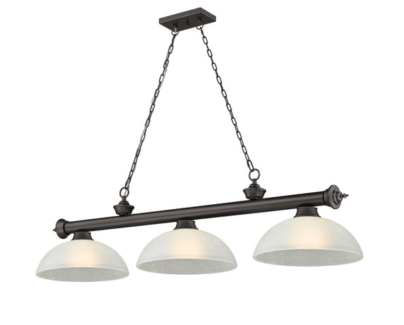 Linear/Island 3 Light Bar by Z-Lite ( 224 | 2306-3BRZ-DWL14 Cordon ) 