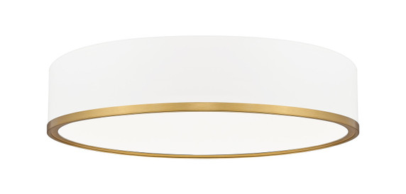 Flush Mounts Metal Shade by Z-Lite ( 224 | 1018F20-MW-MGLD-LED Bradley ) 