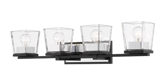 Bathroom Fixtures Four Lights by Z-Lite ( 224 | 475-4V-MB-CH Bleeker Street ) 
