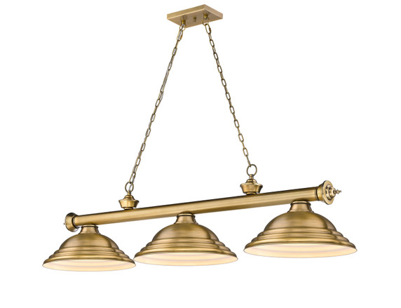 Linear/Island 3 Light Bar by Z-Lite ( 224 | 2306-3RB-SRB Cordon ) 
