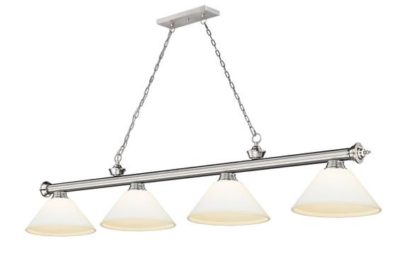 Linear/Island 3 Light Bar by Z-Lite ( 224 | 2306-4BN-AMO14 Cordon ) 