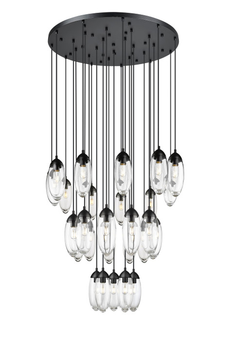 Mid. Chandeliers Multi-Port/Cascade by Z-Lite ( 224 | 651P-27R-MB Arden ) 
