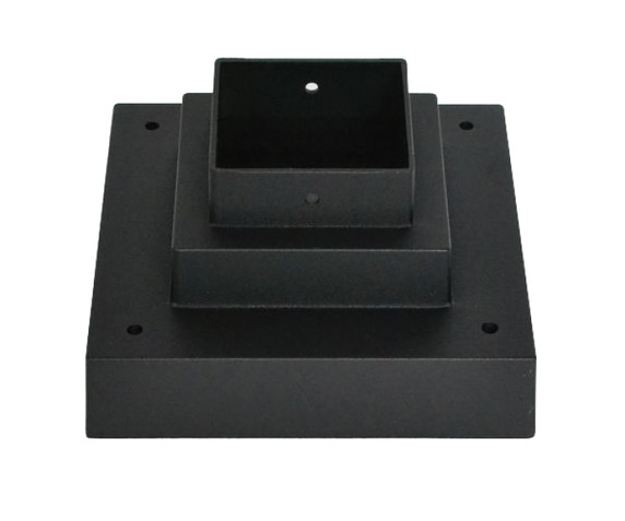 Exterior Pier Mounts by Z-Lite ( 224 | SQPM-BK Pier Mounts ) 