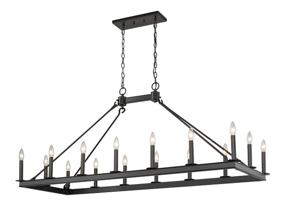 Large Chandeliers Candle by Z-Lite ( 224 | 482-16L-MB Barclay ) 