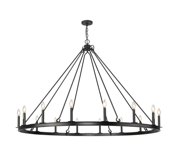 Large Chandeliers Candle by Z-Lite ( 224 | 482R-16MB Barclay ) 