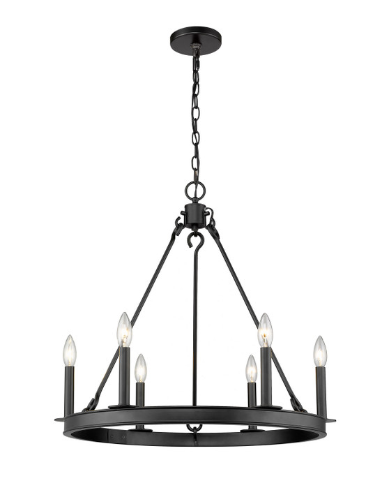Mid. Chandeliers Candle by Z-Lite ( 224 | 482R-6MB Barclay ) 