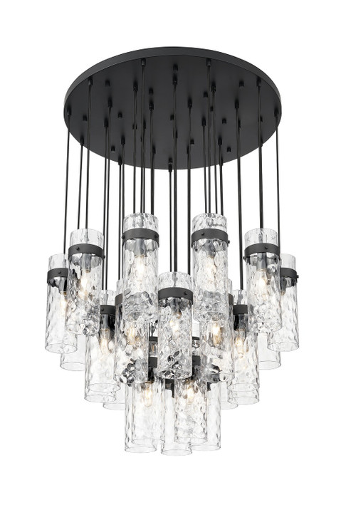 Large Chandeliers Multi-Port/Cascade by Z-Lite ( 224 | 7002P5-27R-MB Fontaine ) 