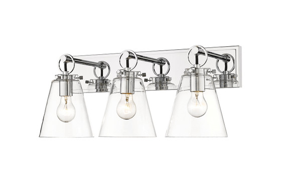 Bathroom Fixtures Three Lights by Z-Lite ( 224 | 483-3V-CH Harper ) 