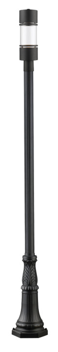 Exterior Post/Pier Head by Z-Lite ( 224 | 553PHB-518P-BK-LED Luminata ) 