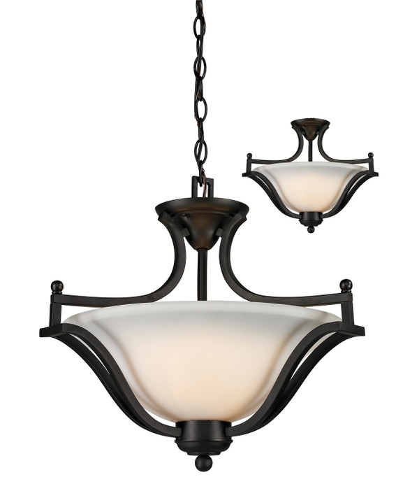 Pendants Bowl Style by Z-Lite ( 224 | 703SFC-MB Lagoon ) 